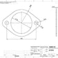 Turbo XS 2-Bolt High Temperature Exhaust Gasket 76mm/3in ID (Single)