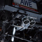 AWE Tuning 22-24 Ford Bronco Raptor 4WD Dual BashGuards Cat-Back SwitchPath Exhaust (No Tips)