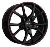 IPA 1FK Black / Red Pinstripe 20x8.5 5x114.3 et60 cb73.1