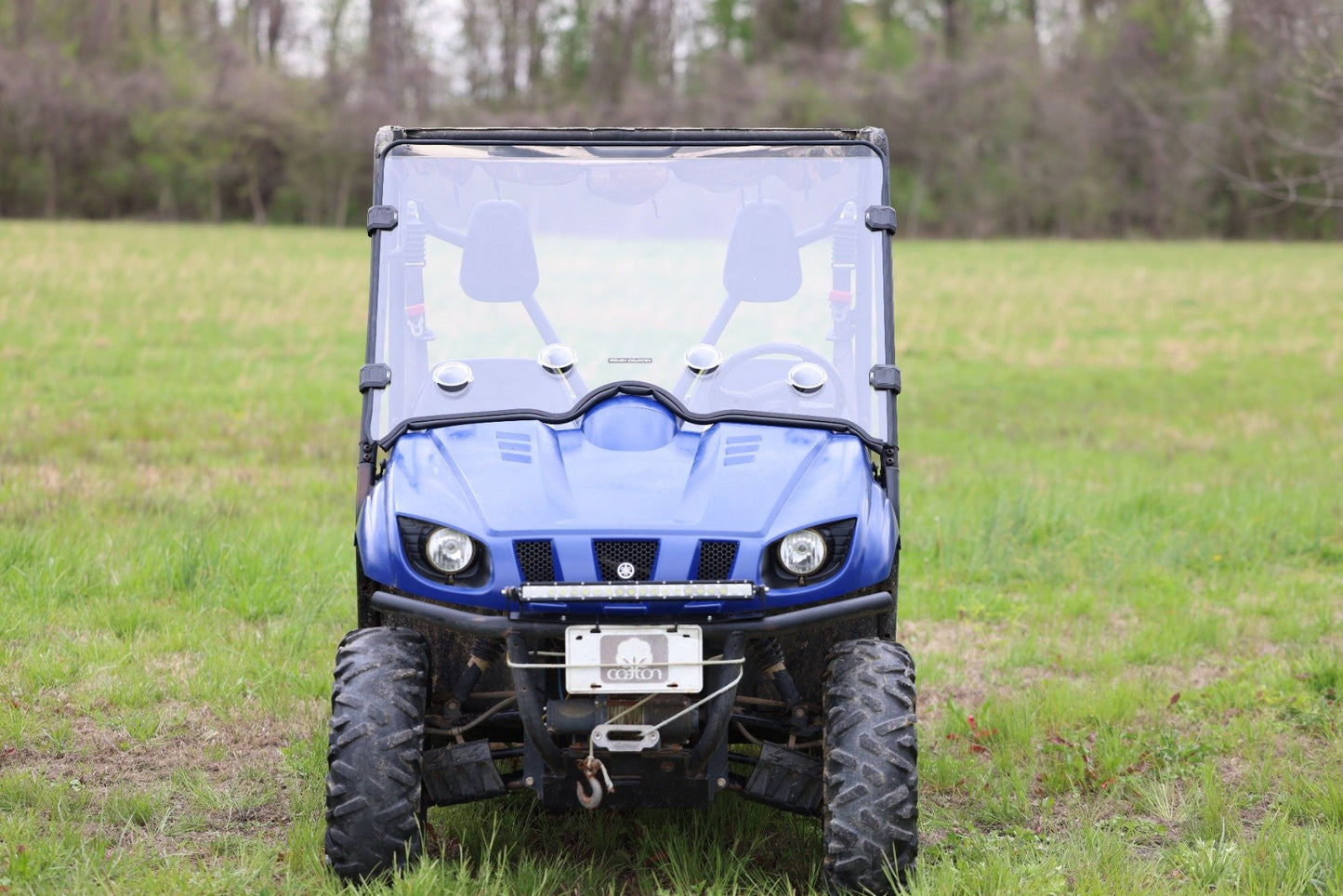 Vented Full Windshield | Scratch Resistant | Yamaha Rhino 660/Rhino 700