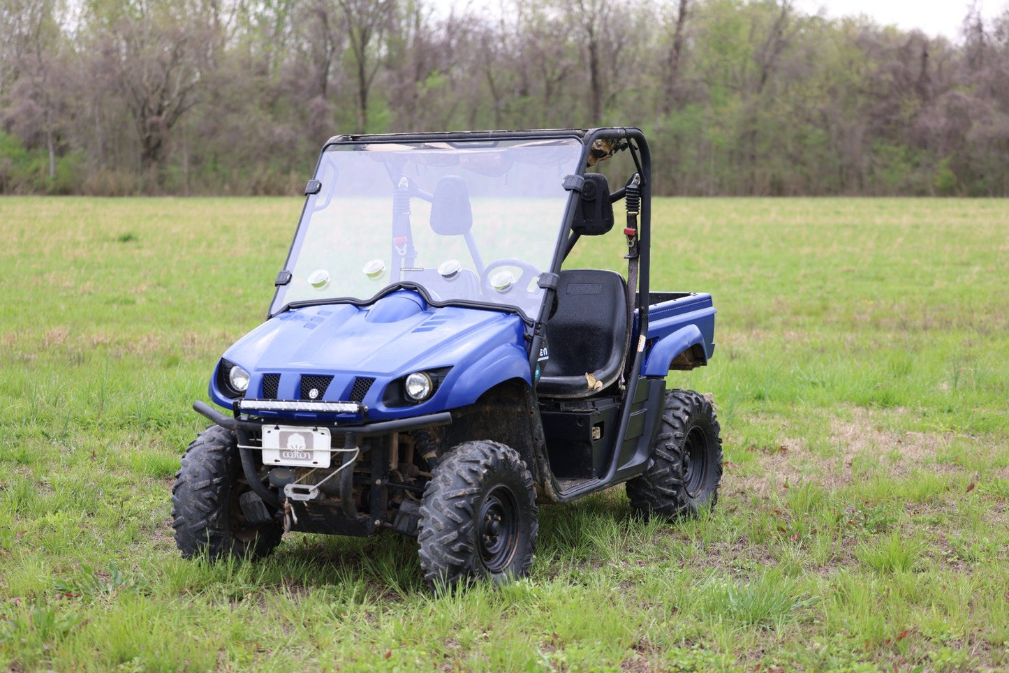 Vented Full Windshield | Scratch Resistant | Yamaha Rhino 660/Rhino 700