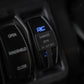 USB Switch Insert | 2x1 with Logo | Blue Back Light
