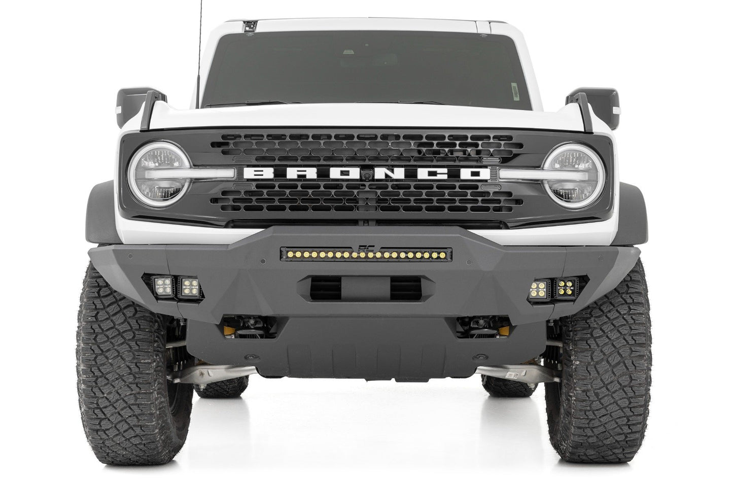 Front Bumper | Modular | Full Wings | Amber DRL | Ford Bronco 4WD (2021-2025)