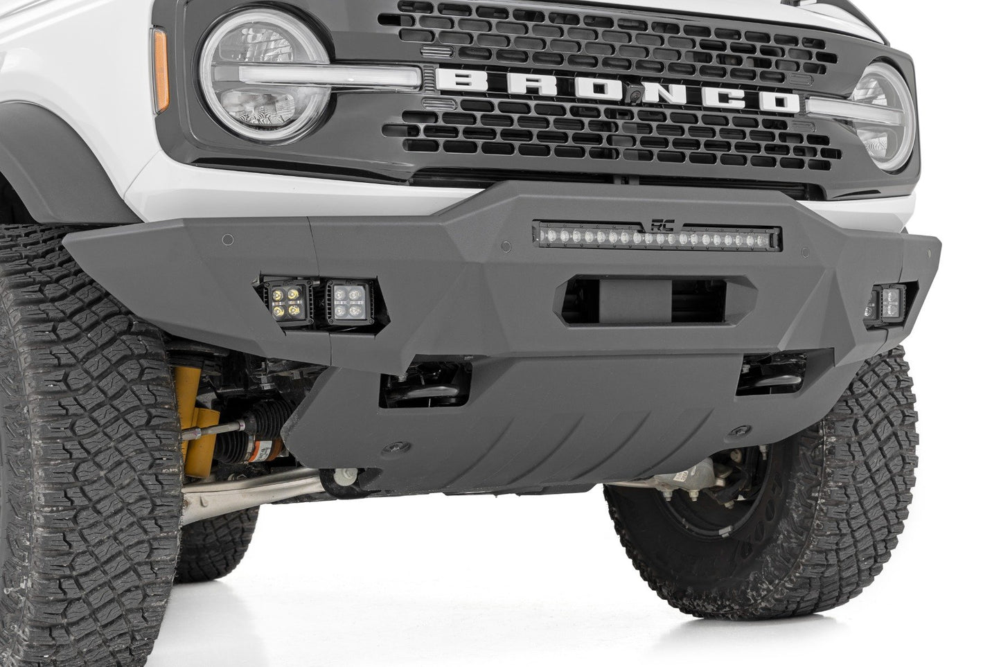 Front Bumper | Modular | Full Wings | Amber DRL | Ford Bronco 4WD (2021-2025)
