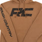 Rough Country Hoodie | RC Topographical Sleeve | Saddle | 3XL