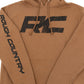 Rough Country Hoodie | RC Topographical Sleeve | Saddle | XL