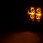 2 Inch Black Series LED Light Pods | Flush Mount | Amber DRL