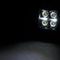 2 Inch Black Series LED Light Pods | Flush Mount | Cool White DRL