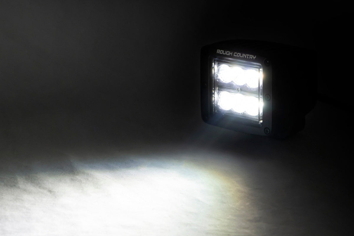 2 Inch Black Series LED Light Pods | Pair | Flood