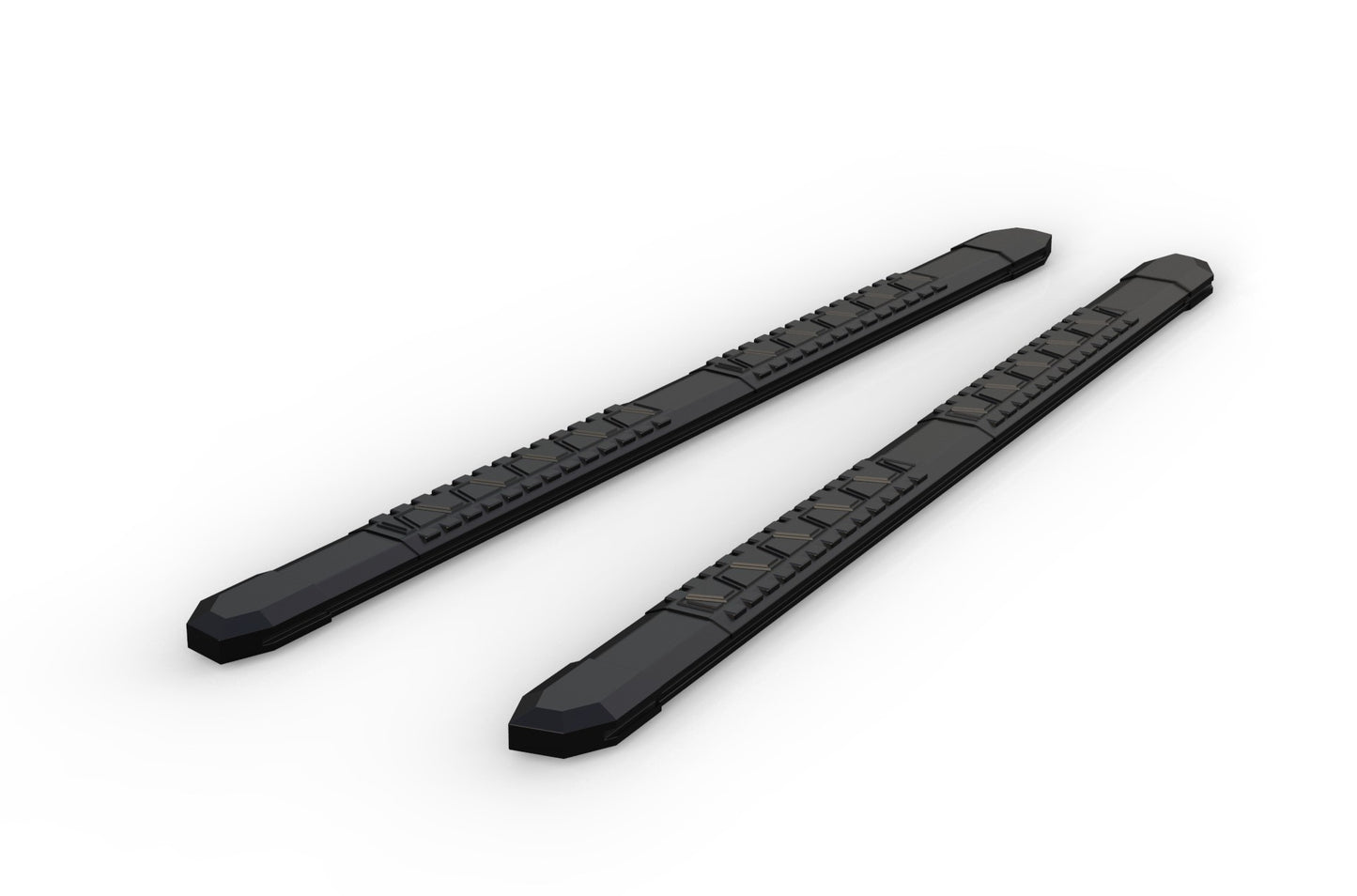 Vanguard Black Powdercoat Side Steps & Running Boards Running Boards Running Board for 2020-2024 jeep gladiator nan