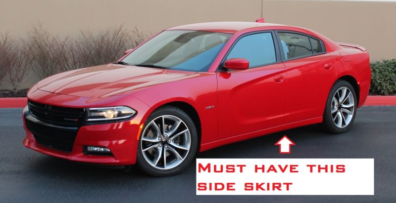 2011-2023 Dodge Charger SE/RT/SXT 2PC Side Splitters
