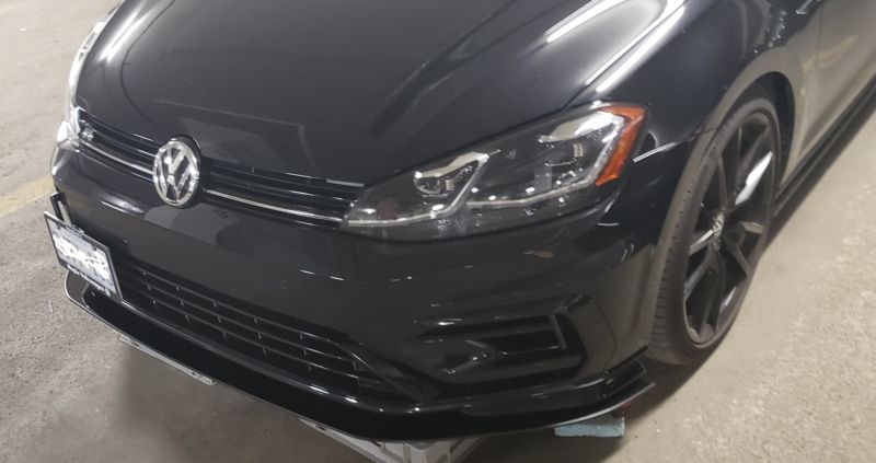 2018-2021 Volkswagen Golf R MK7.5 2PC Front Splitter
