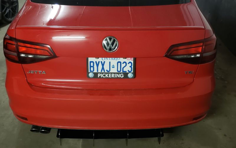 2015-2018 Volkswagen Jetta MK6.5 Rear Diffuser