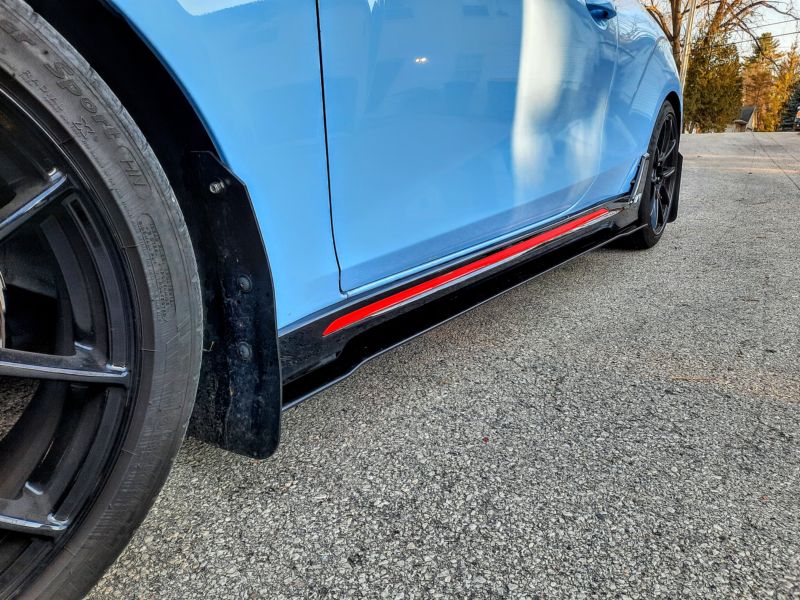 2019-2023 Hyundai Veloster N 2PC Side Splitters