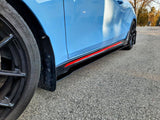 2019-2023 Hyundai Veloster N 2PC Side Splitters