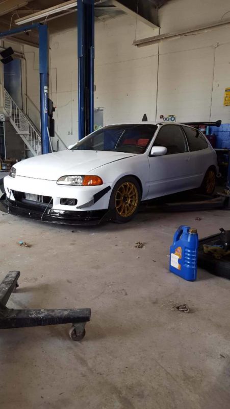 1991-1995 Honda Civic Mugen Lip 2PC Front Splitter