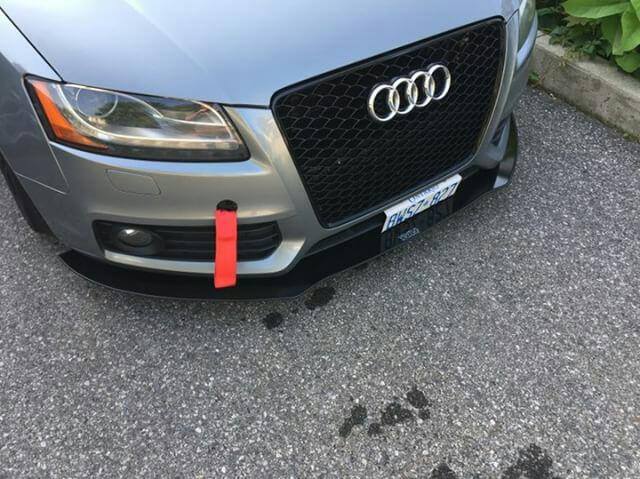 2007-2012 Audi S5 Coupe B8 2PC Front Splitter