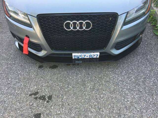 2007-2012 Audi S5 Coupe B8 2PC Front Splitter