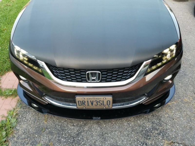 2013-2015 Honda Accord Coupe 2PC Front Splitter