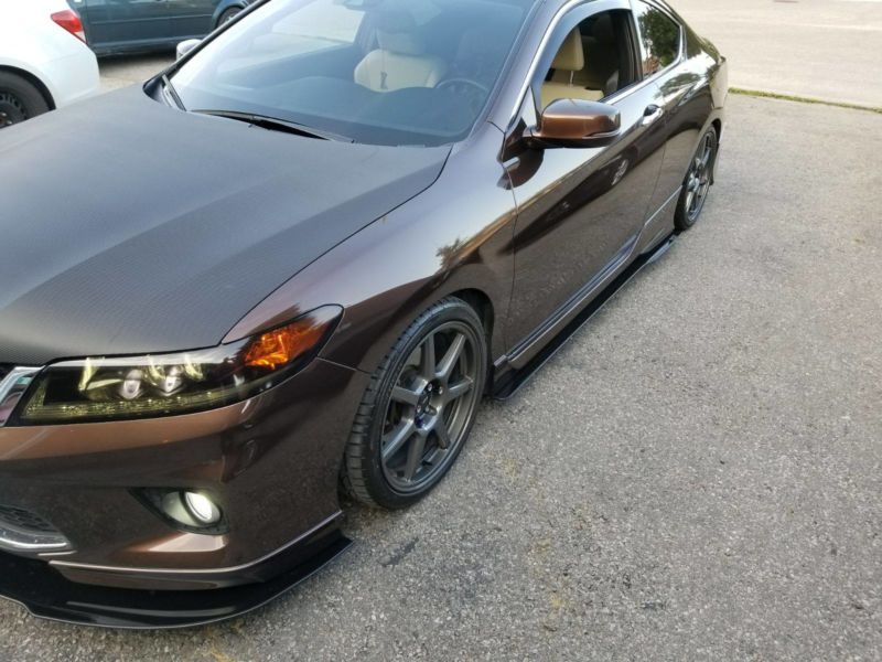2013-2015 Honda Accord Coupe 2PC Side Splitters