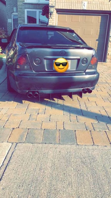 1998-2005 Lexus is300/is200 Altezza Rear Diffuser
