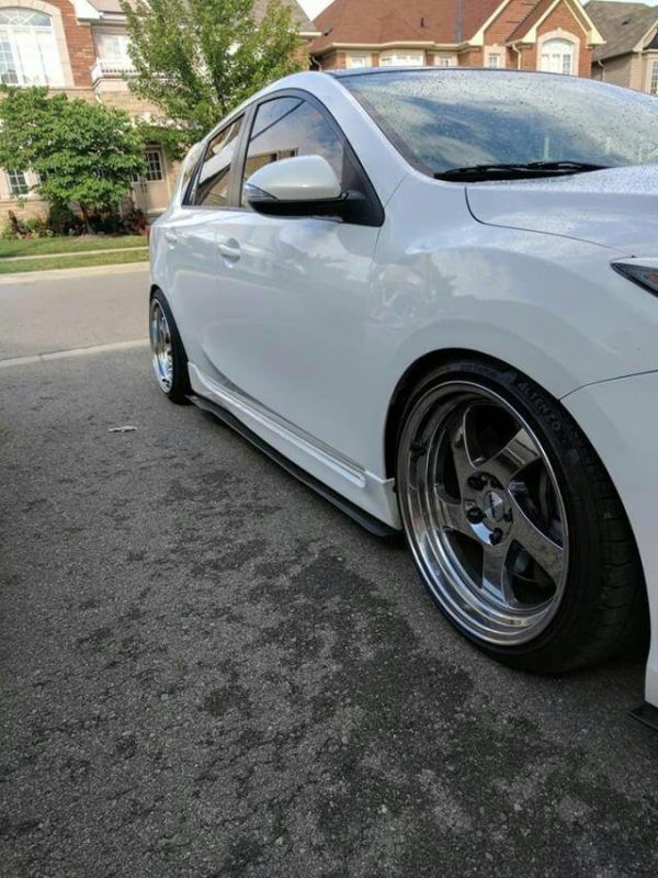 2010-2013 Mazda 3/Mazda Speed 3 2PC Side Splitters