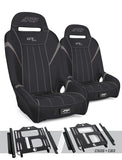 PRP Polaris RZR 570 GT/S.E. Suspension Seats Kit (Pair) - Black & Gray