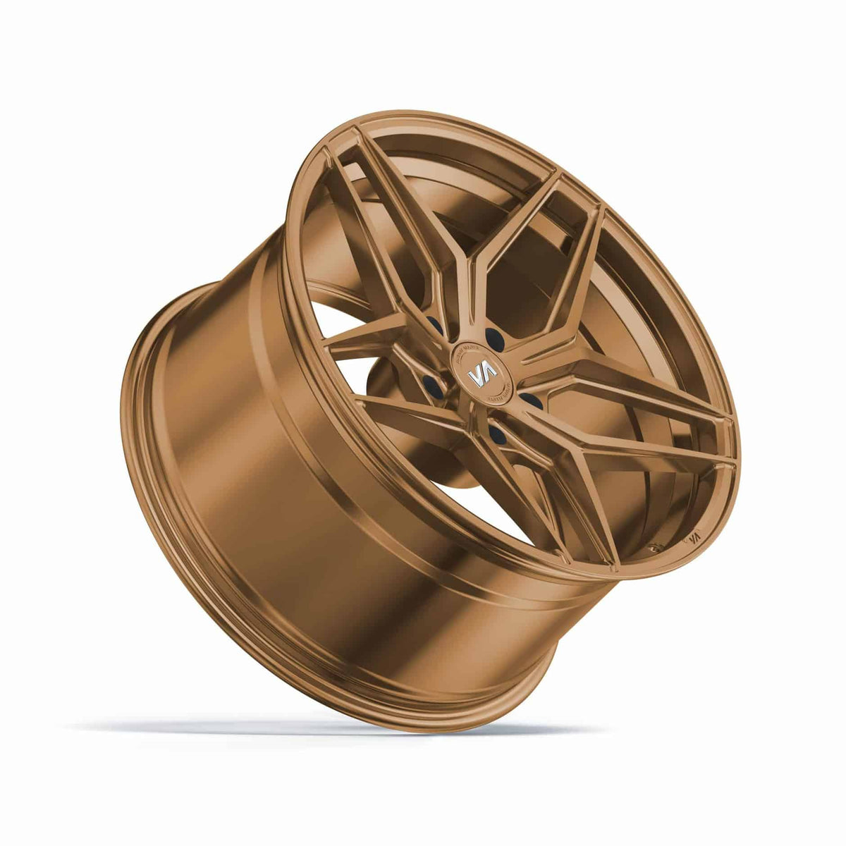 20x10 Brushed Bronze Cold Forged Collection XENON Variant Forged Alloy Wheels