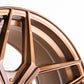 20x10 Brushed Bronze Cold Forged Collection XENON Variant Forged Alloy Wheels
