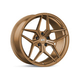 20x10 Brushed Bronze Cold Forged Collection XENON Variant Forged Alloy Wheels