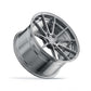 20x10 Brushed Titanium Cold Forged Collection ARGON Variant Forged Alloy Wheels