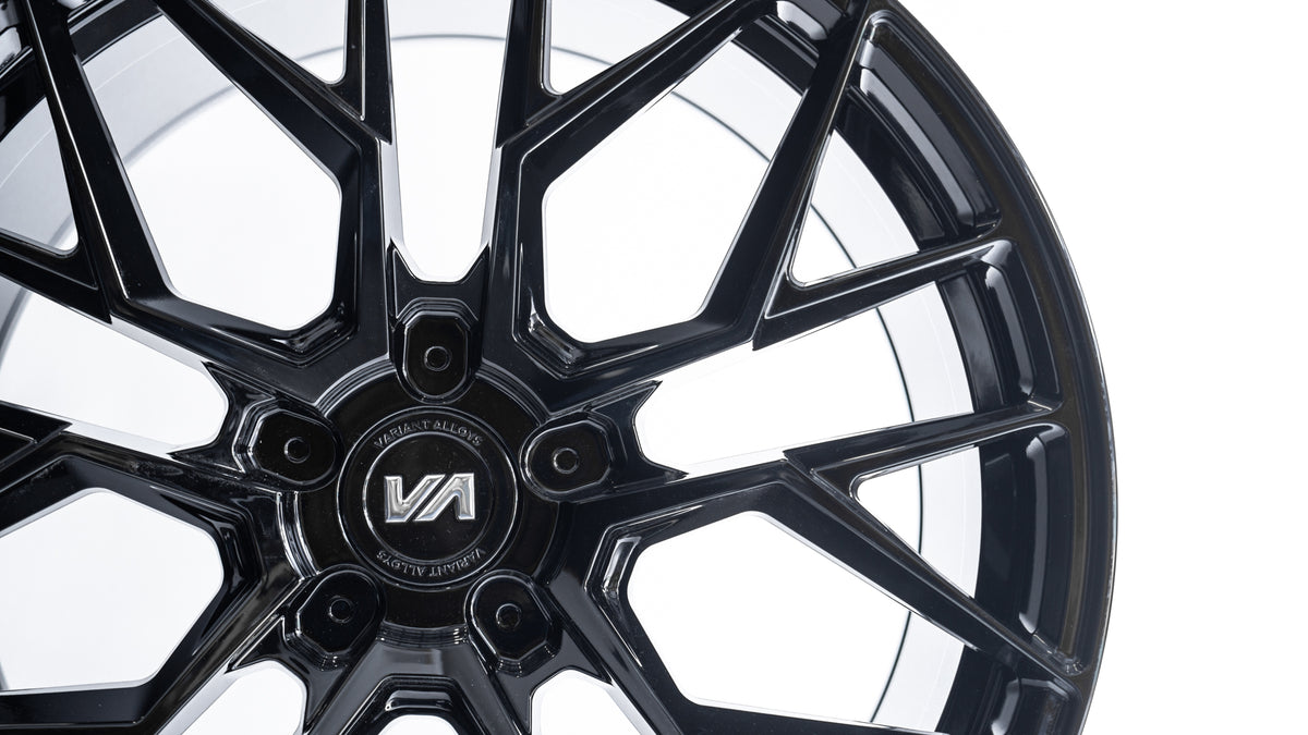 20x10 Gloss Piano Black Cold Forged Collection RADON Variant Forged Alloy Wheels