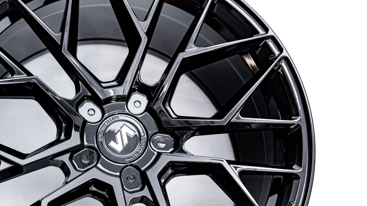 20x10 Gloss Piano Black Cold Forged Collection RADON Variant Forged Alloy Wheels