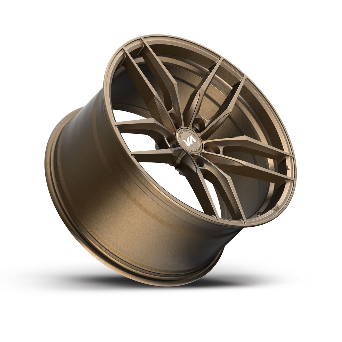 20x10 Satin Bronze Cold Forged Collection KRYPTON Variant Forged Alloy Wheels
