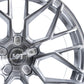 20x10 Titanium Brushed Face Cold Forged Collection RADON Variant Forged Alloy Wheels
