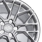 20x10 Titanium Brushed Face Cold Forged Collection RADON Variant Forged Alloy Wheels
