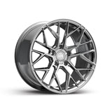 20x10 Titanium Brushed Face Cold Forged Collection RADON Variant Forged Alloy Wheels