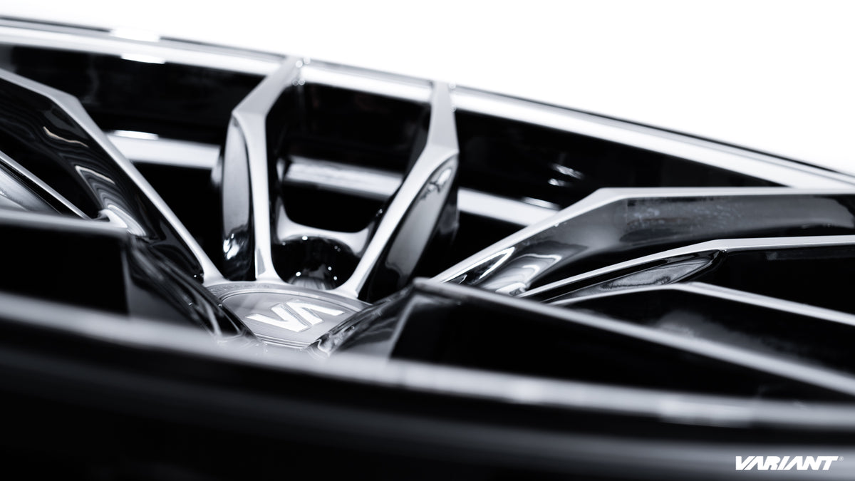 20x10.5 Super Black Chrome Cold Forged Collection KRYPTON Variant Forged Alloy Wheels