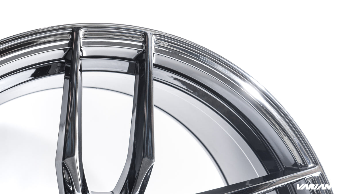 20x10.5 Super Black Chrome Cold Forged Collection KRYPTON Variant Forged Alloy Wheels