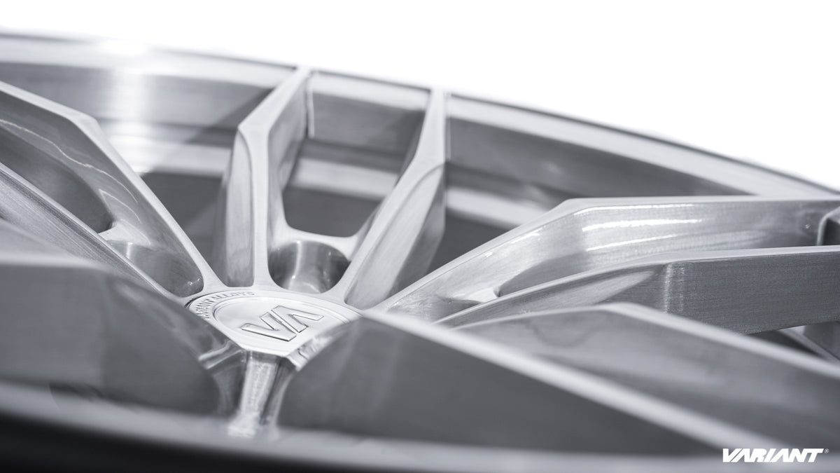 20x11 Brushed Aluminum Cold Forged Collection KRYPTON Variant Forged Alloy Wheels
