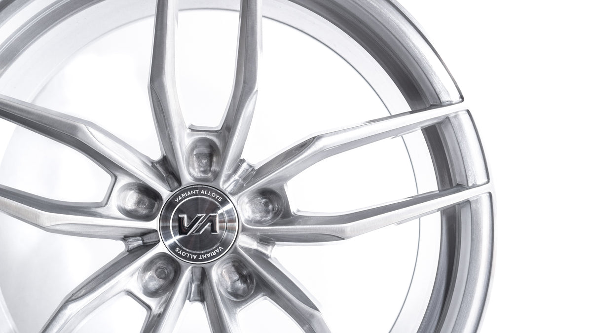 20x11 Brushed Aluminum Cold Forged Collection KRYPTON Variant Forged Alloy Wheels