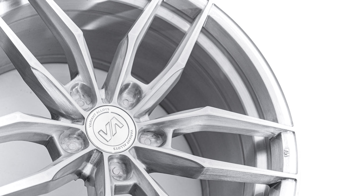 20x11 Brushed Aluminum Cold Forged Collection KRYPTON Variant Forged Alloy Wheels