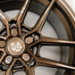 20x11 Gloss Bronze Cold Forged Collection HELIUM Variant Forged Alloy Wheels