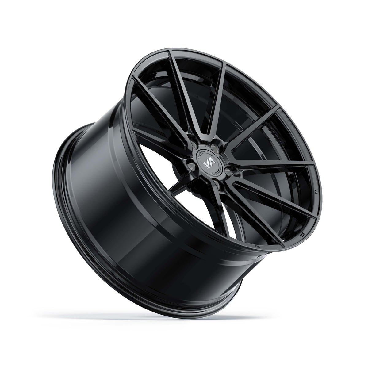 20x9 Gloss Piano Black Cold Forged Collection ARGON Variant Forged Alloy Wheels