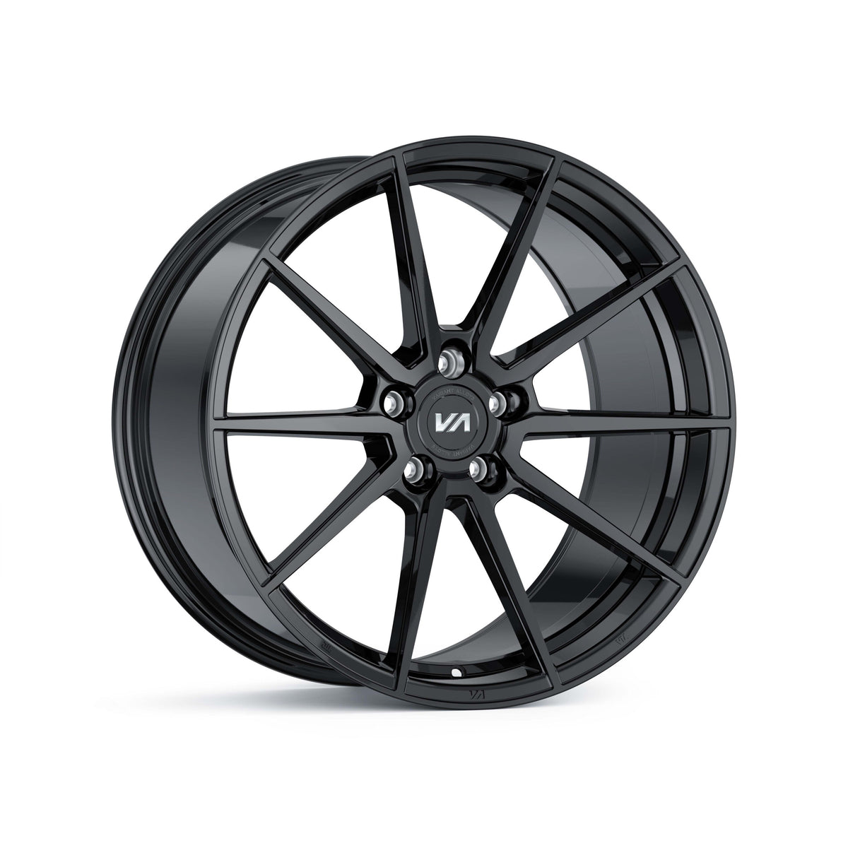 20x9 Gloss Piano Black Cold Forged Collection ARGON Variant Forged Alloy Wheels
