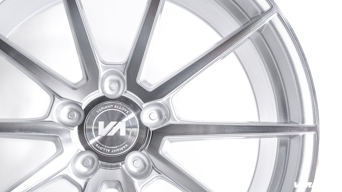 20x9 Silver Machined Face Cold Forged Collection ARGON Variant Forged Alloy Wheels