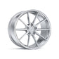 20x9 Silver Machined Face Cold Forged Collection ARGON Variant Forged Alloy Wheels