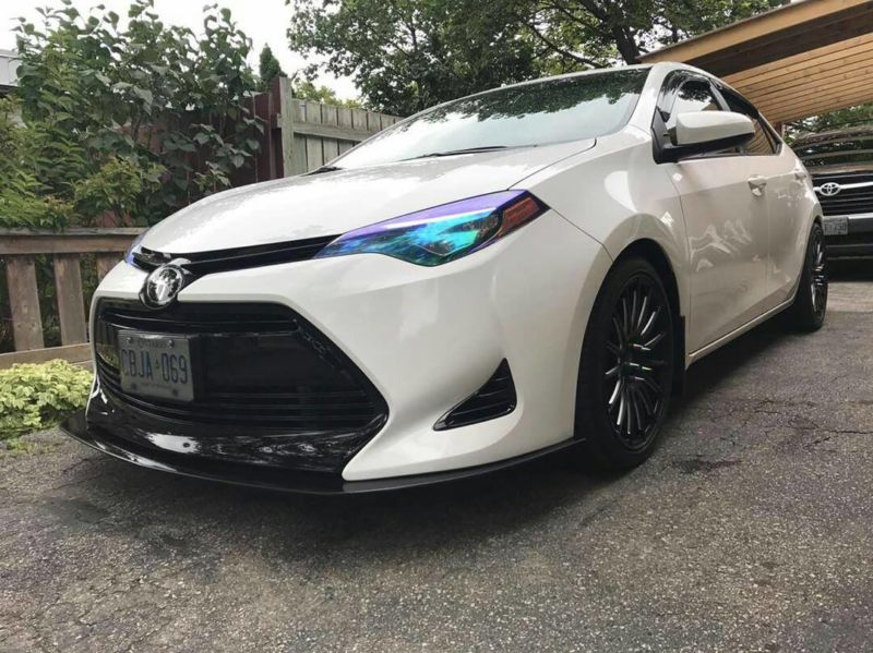 2017-2018 Toyota Corolla L/LE 2PC Front Splitter