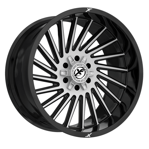 XF OFFROAD Black Brushed Dark Tint XF-239 20x10 8x165.1/8x180 Wheels