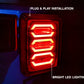 Raxiom 07-18 Jeep Wrangler JK LED Tail Lights- Black Housing (Smoked Lens)